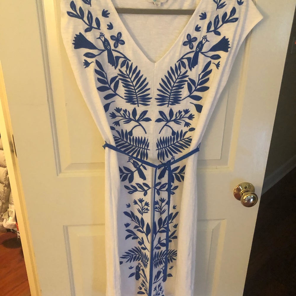 Biden embroidered dress Cotton size 8